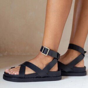 Bronte Black Sandal